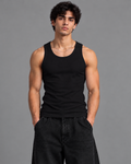 Pack of 3 Sleeveless Black Vest